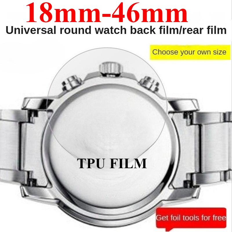 Smartwatch Accessories Inside - 3 adet yuvarlak saat arka koruyucu