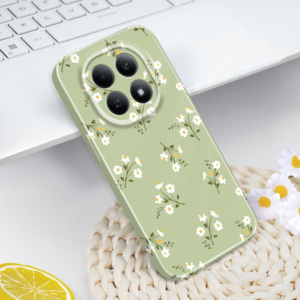 Xiaomi Redmi Note 13 - Yıldız Çiçek Desenli Telefon Kılıfı Xiaomi