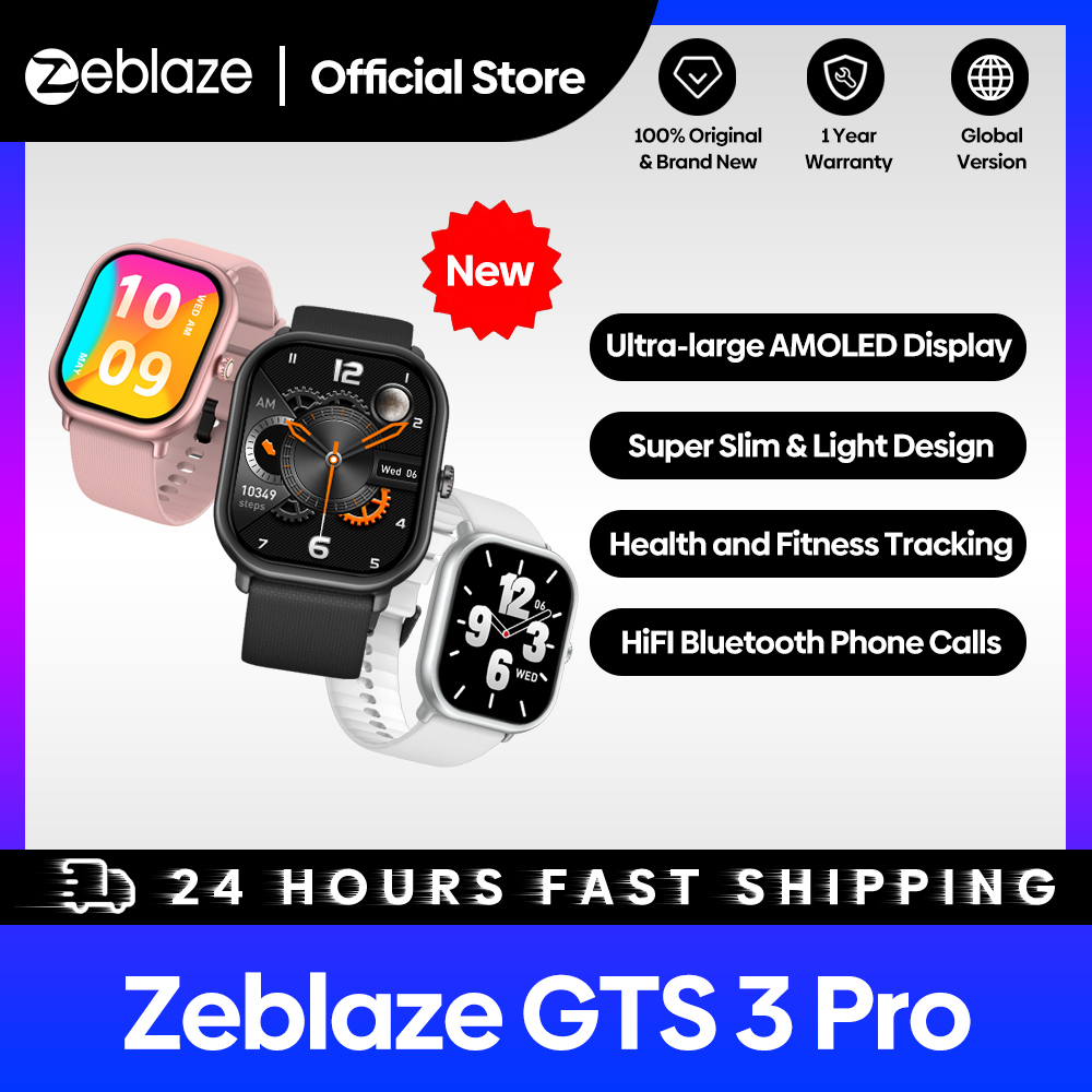 Smartwatch Faces - Yeni Zeblaze GTS 3 Pro sesli