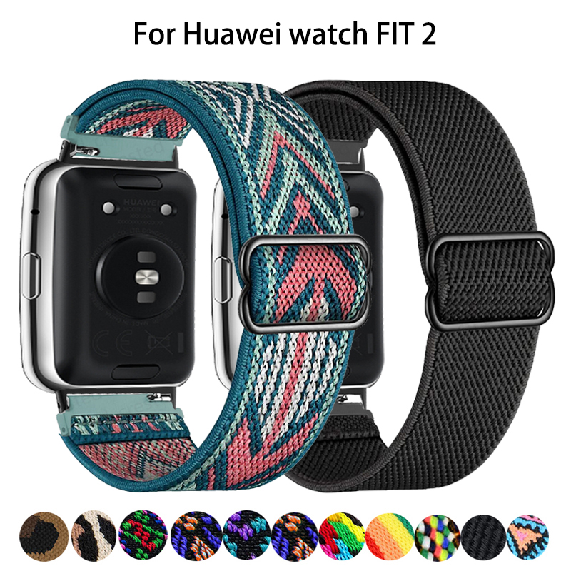 Smartwatch Watch Accessories For Women - Scrunchie bant için Huawei izle Fit