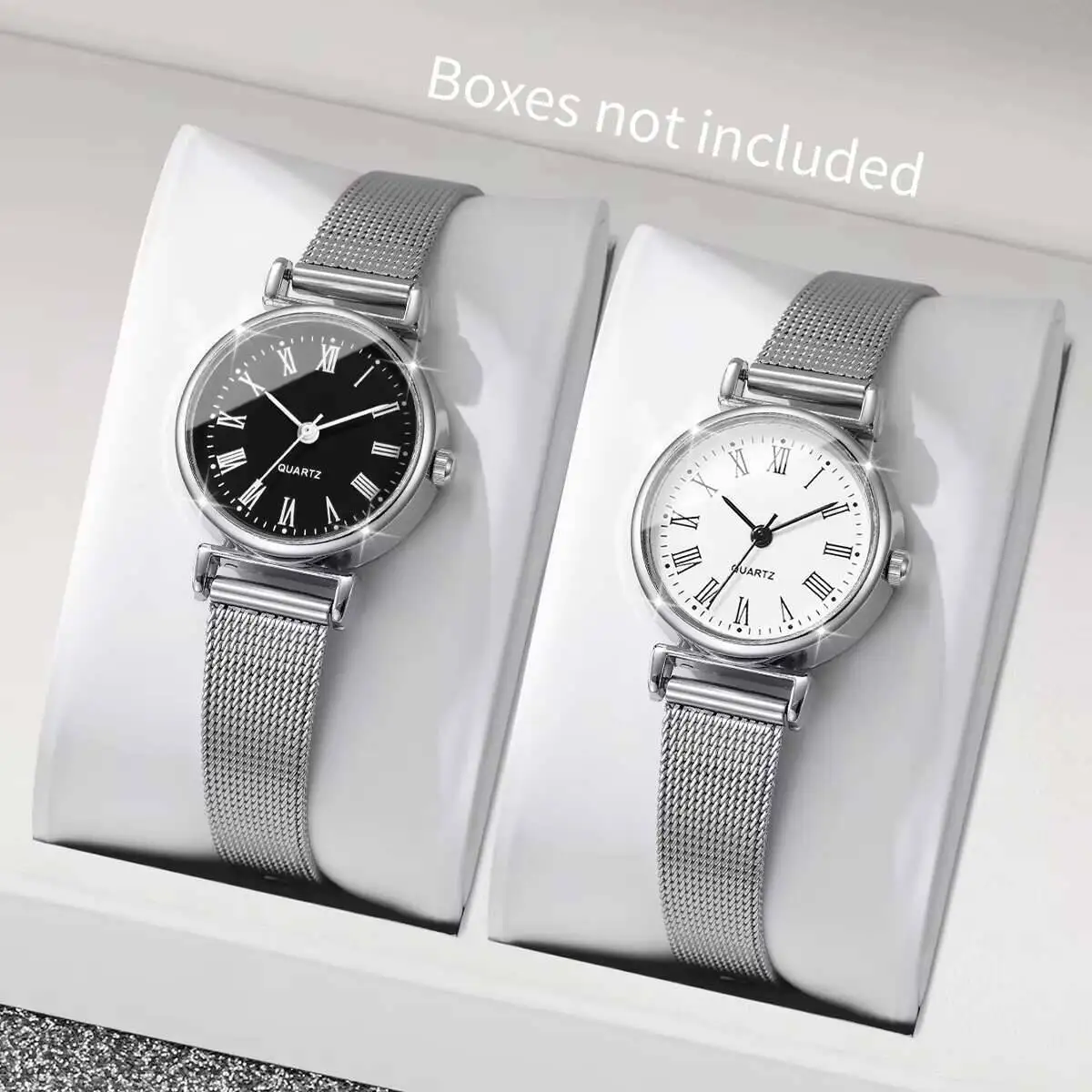 1/2 adet moda kadın saatler ra - Stainless Mesh Band incelemesi ve fiyatı