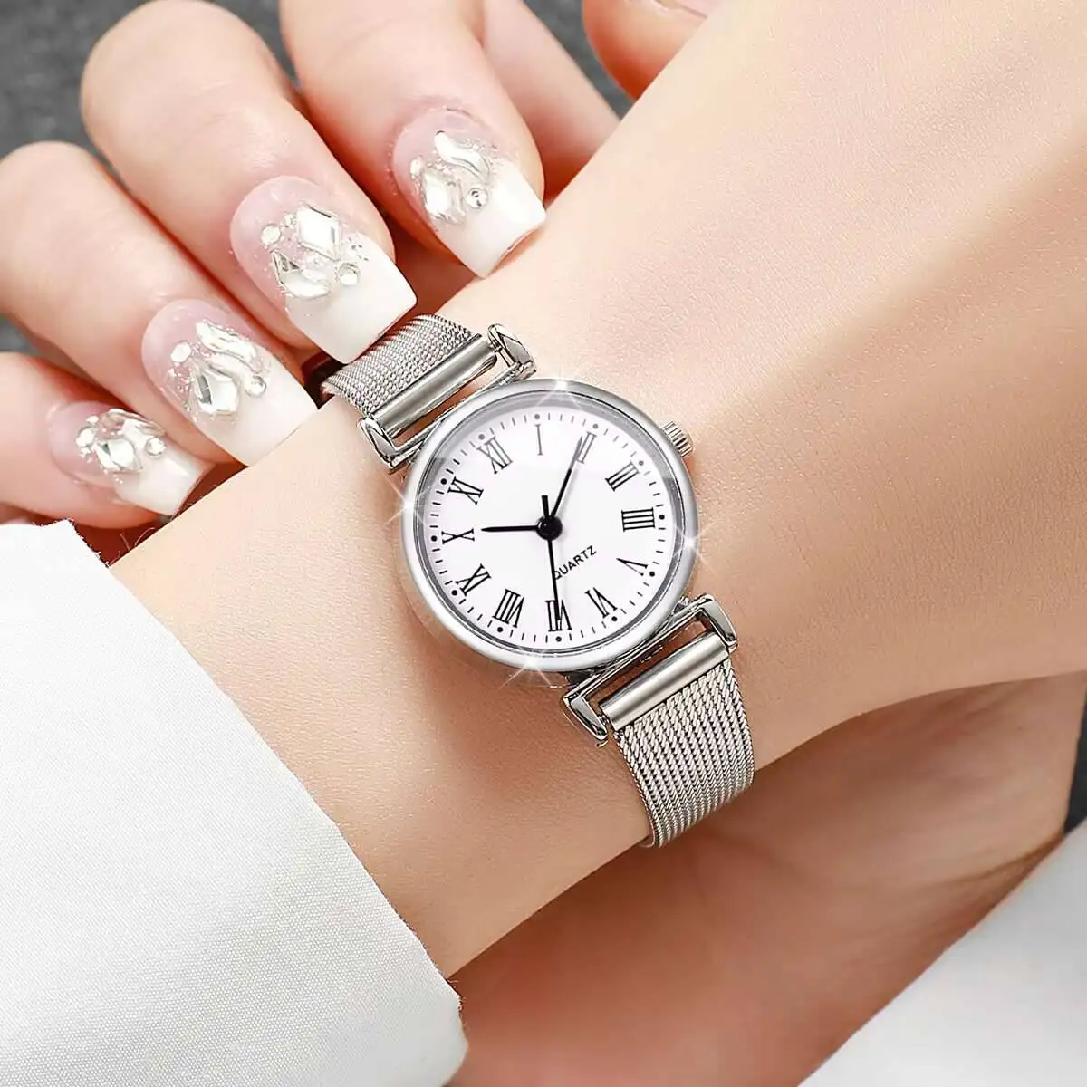 1/2 adet moda kadın saatler ra - Stainless Mesh Band incelemesi ve fiyatı