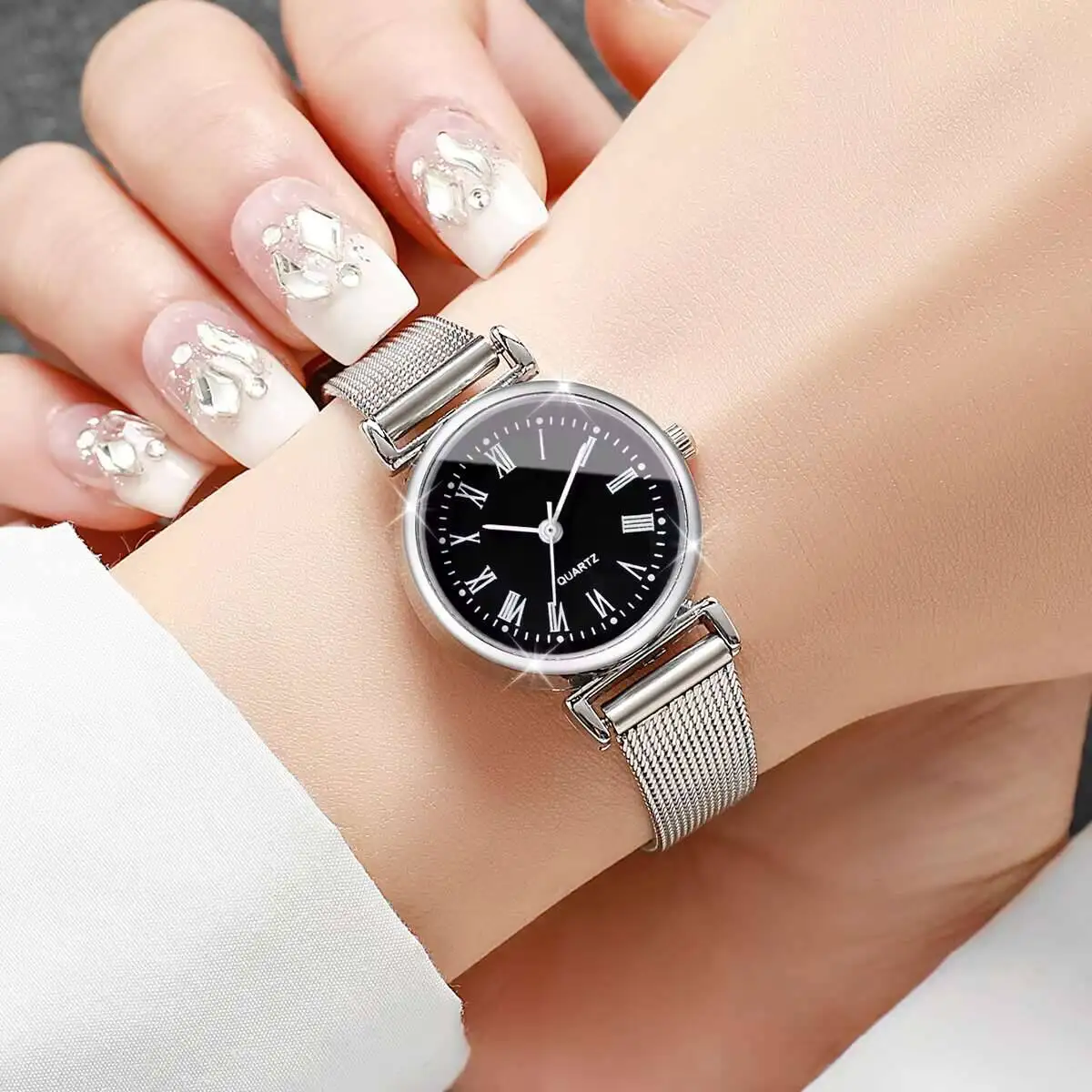 1/2 adet moda kadın saatler ra - Stainless Mesh Band incelemesi ve fiyatı