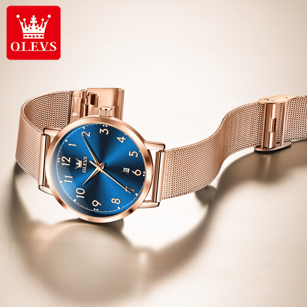 OLEVS 5653 Kadın Saatler Zarif - Stainless Mesh Band incelemesi ve fiyatı