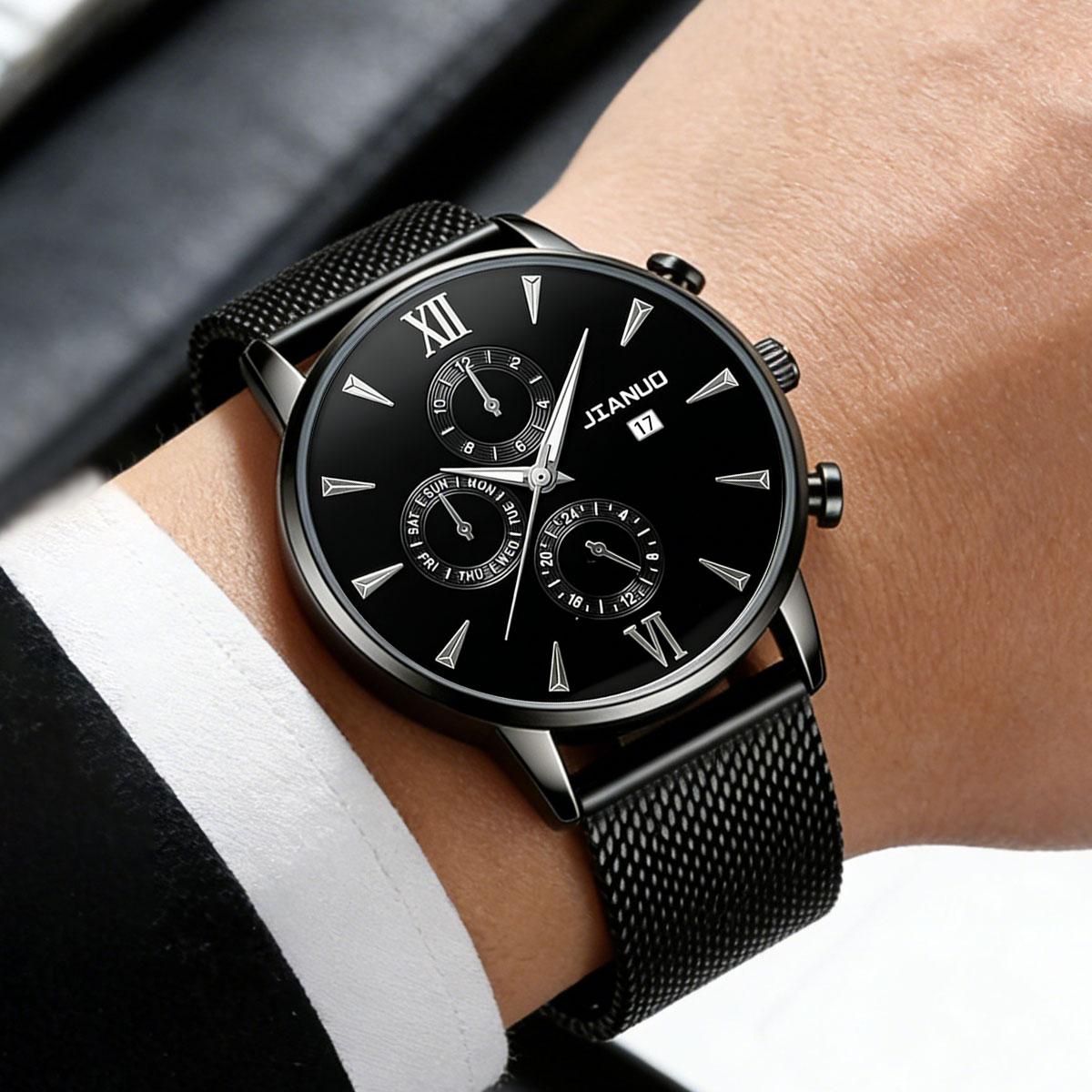 Trendy Casual Erkek Milan Örgü - Stainless Mesh Band incelemesi ve fiyatı