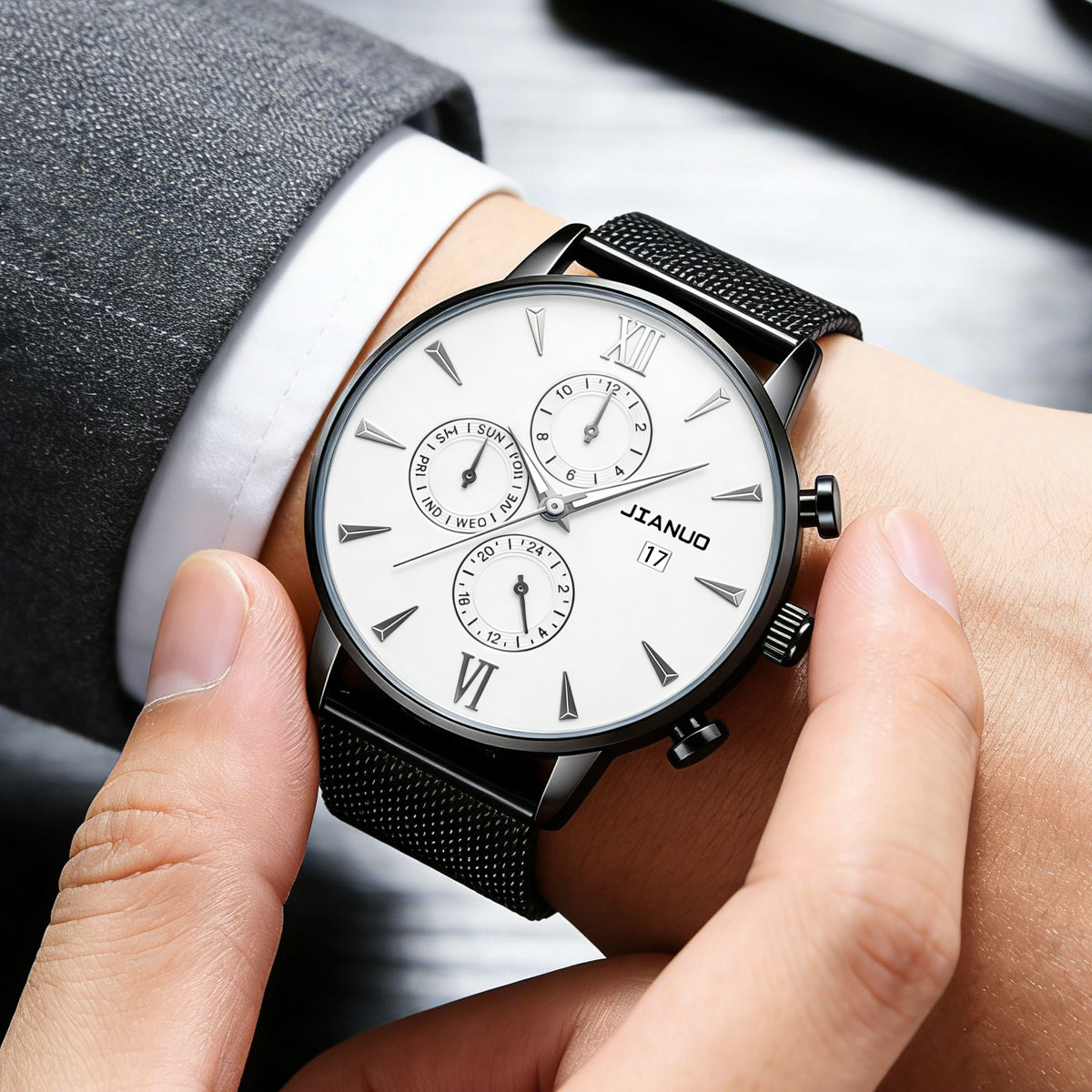 Trendy Casual Erkek Milan Örgü - Stainless Mesh Band incelemesi ve fiyatı