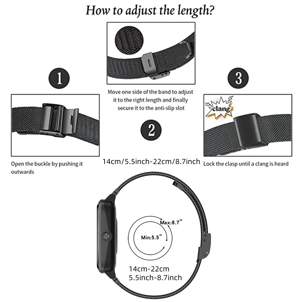 Honor Watch 4 Band için Metal  - Stainless Mesh Band incelemesi ve fiyatı