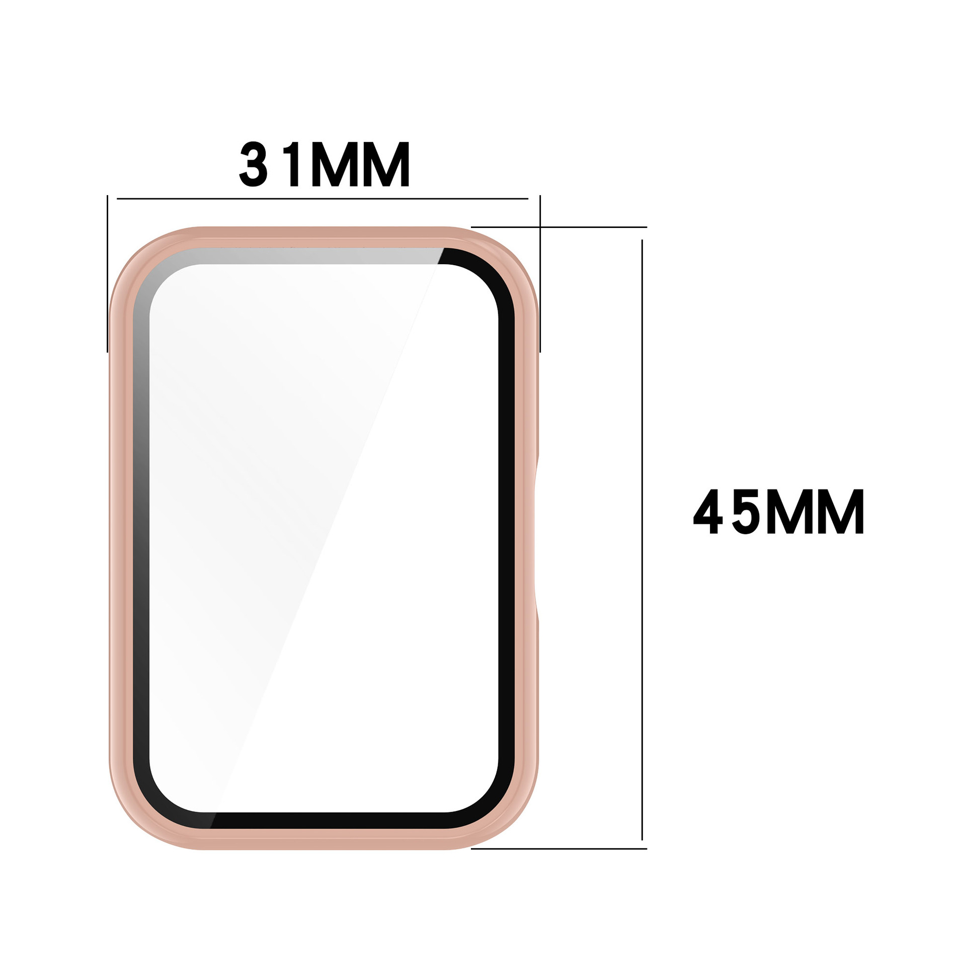 Cam + Kılıf Samsung Galaxy Fit - Smartwatch Watch Accessories For Women incelemesi ve fiyatı