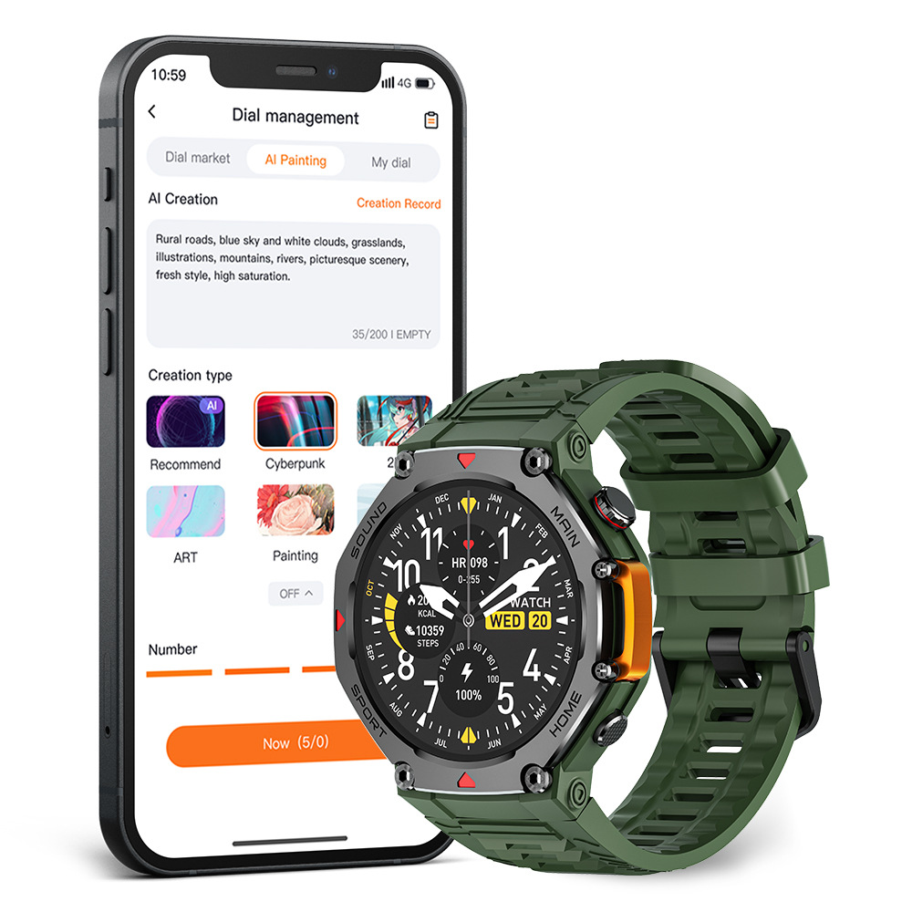 M REX4 Akıllı Spor Sağlık Saat - Smartwatch M Active incelemesi ve fiyatı
