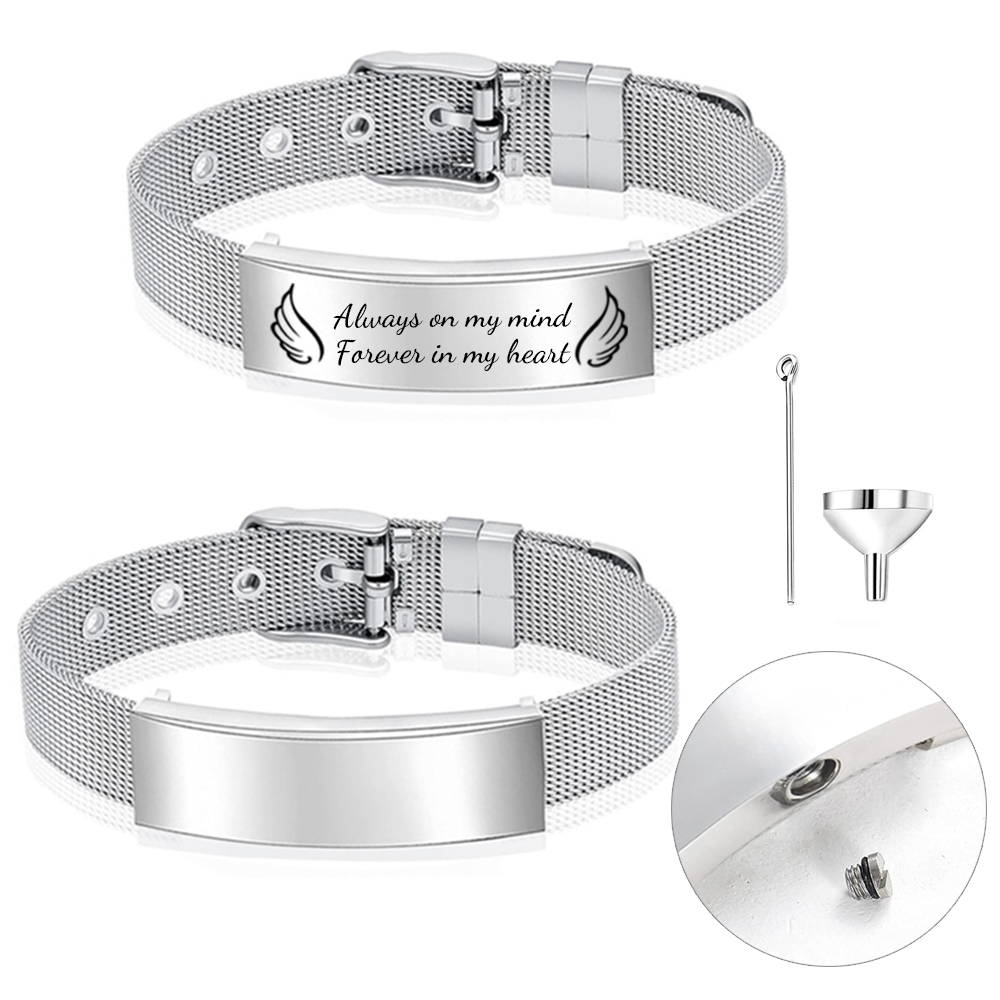 Kremasyon Takı Urn Bilezik e K - Stainless Mesh Band incelemesi ve fiyatı