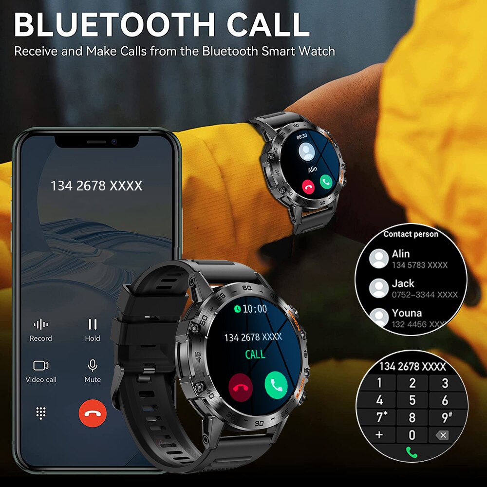 MEVADEN Çelik 1.39 inç Erkekle - Smartwatch Faces incelemesi ve fiyatı