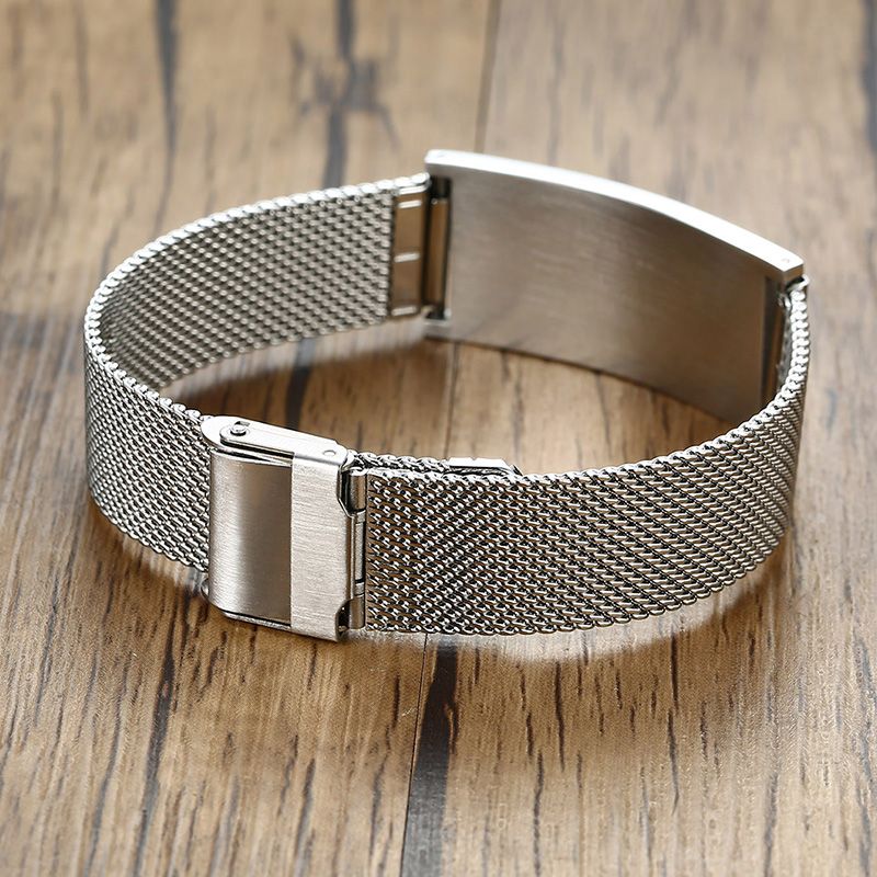 Erkekler bilezik zamansız doğa - Stainless Mesh Band incelemesi ve fiyatı