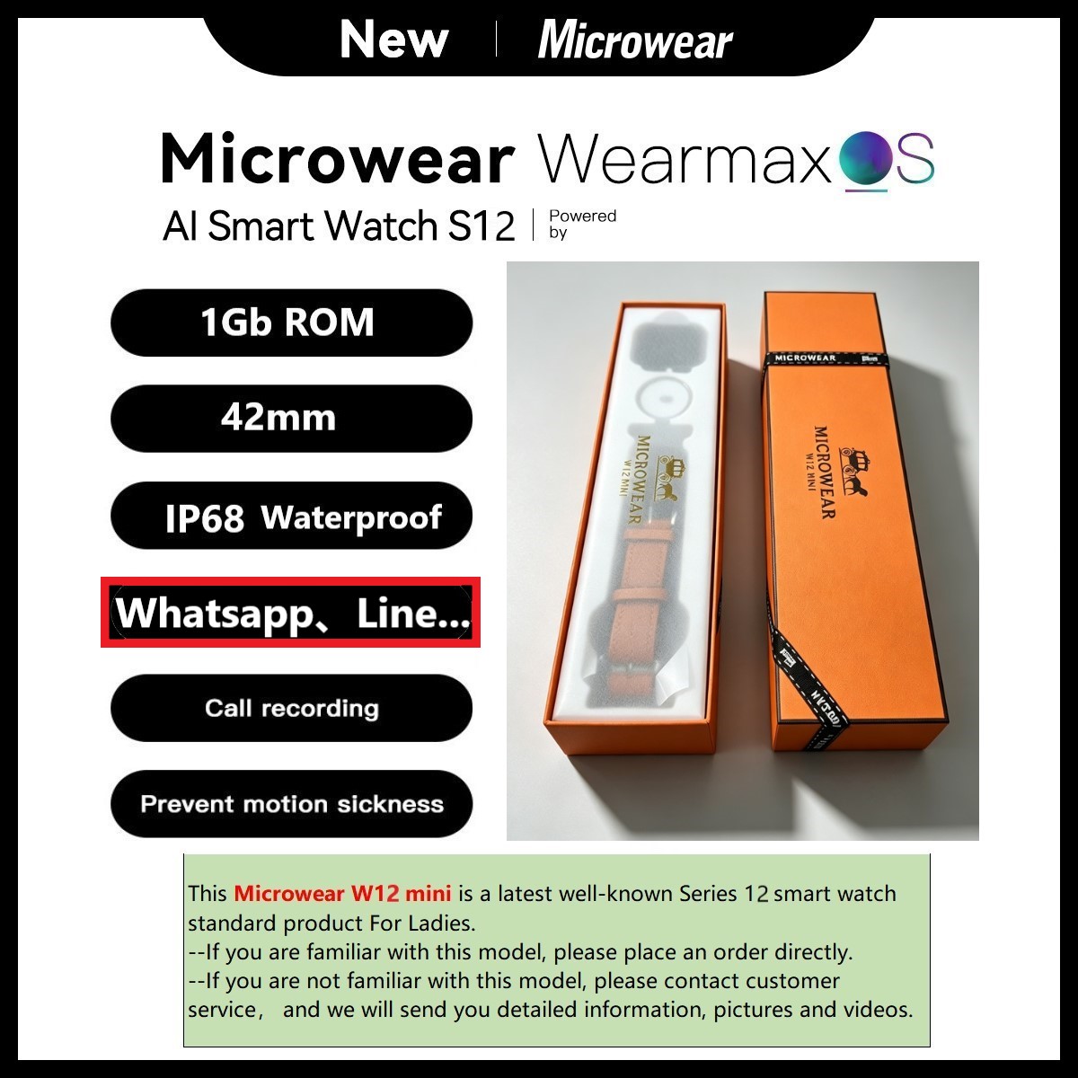 Microwear W12mini Akıllı Saat  - Smartwatch M Active incelemesi ve fiyatı