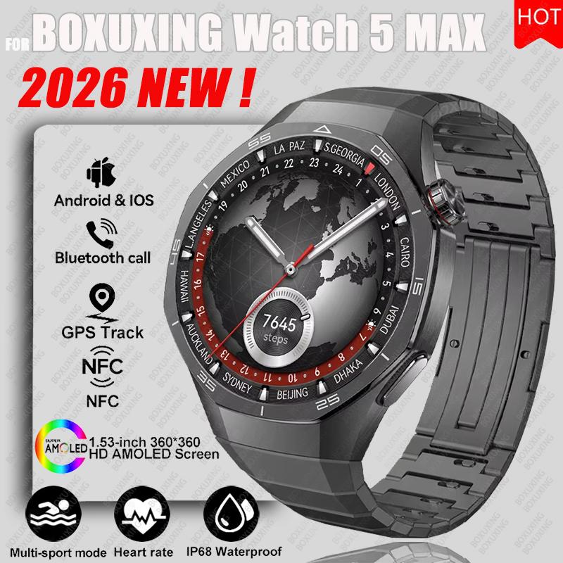 2026 Yeni BOXUXING Watch 5 MAX - Smartwatch Faces incelemesi ve fiyatı