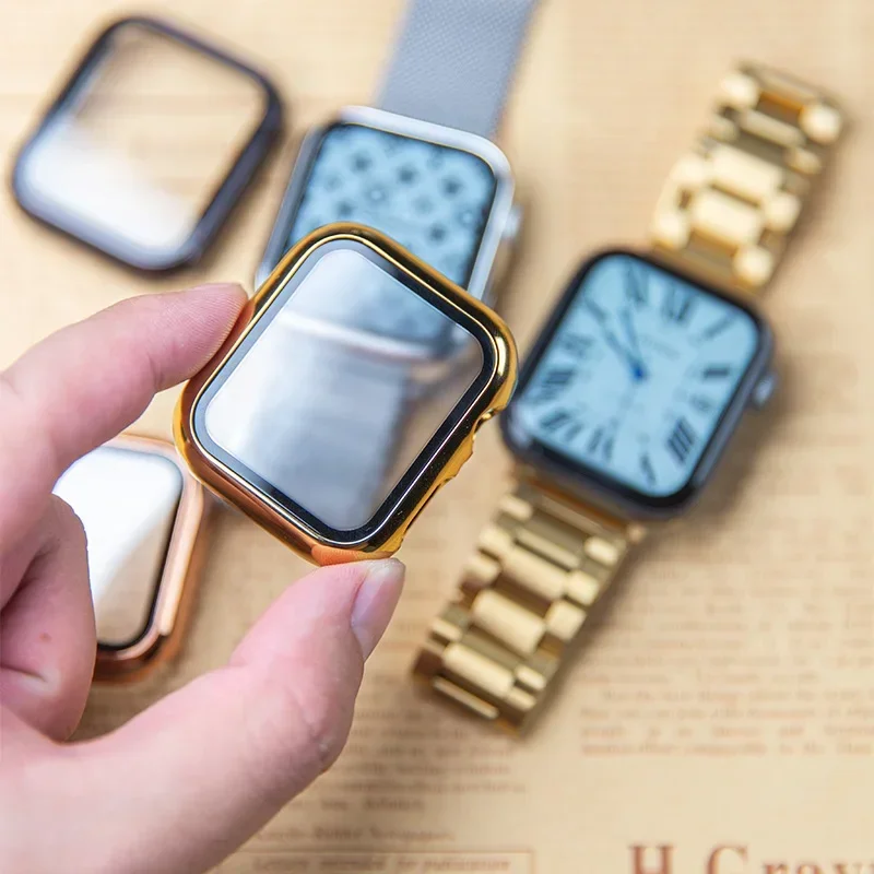 Cam + kılıf için Apple saat ba - Smartwatch Watch Accessories For Women incelemesi ve fiyatı