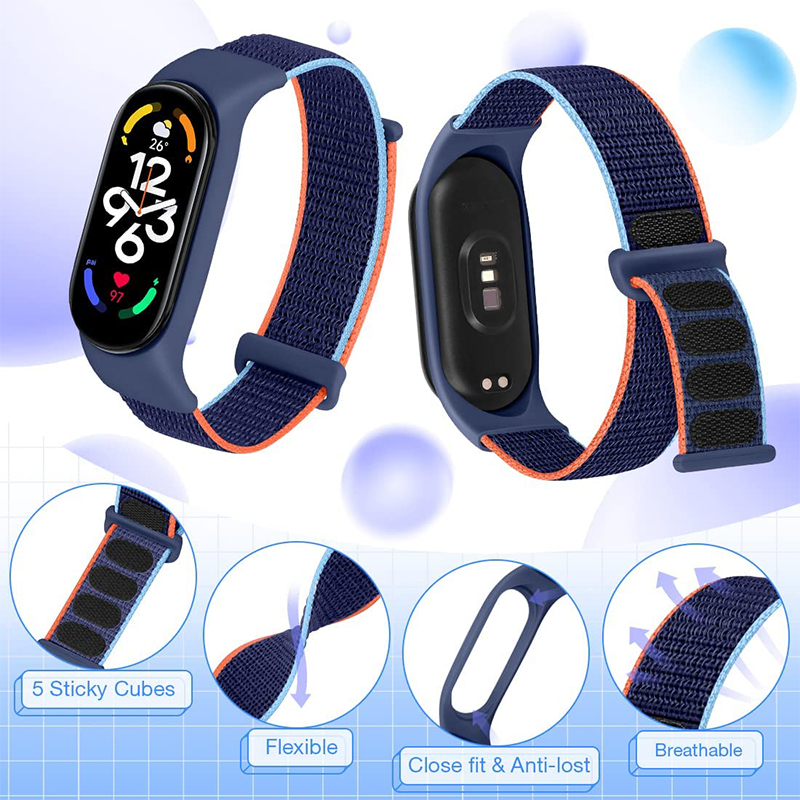 Xiaomi Mi için naylon döngü Ba - Smartwatch Watch Accessories For Women incelemesi ve fiyatı